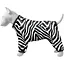 Вітровка для собак Waudog Clothes, малюнок "Зебра", S30 - мініатюра 1