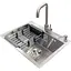 Комплект мийка + змішувач Romzha Arta U-550S (B) - мініатюра 1