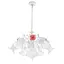 Люстра подвесная Brille флористика E14 40W WH (BKL-518S/8) - миниатюра 1