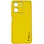 Чехол Epik кожаный Xshield для Xiaomi Redmi 13Coco C65 Желтый/Yellow - миниатюра 1