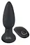 Анальна пробка Black Velvets Rotating Vibrating Plug 14 см (чорний) - мініатюра 4
