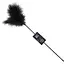 Лоскітка Art of Sex - FeaTher Paddle чорна - мініатюра 1