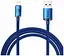 Кабель Baseus Crystal Shine Series Fast Charging Data Cable USB to iP 2.4 A 2 m Blue (CAJY000103) - мініатюра 1
