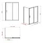 Душова кабіна Cersanit Zip 120x90 S154-004, прозорий, хром - мініатюра 4