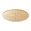 Верхній душ Paffoni Master King Tondo Ø30 см honey gold brushed ZSOF079HGSP, Золотий - мініатюра 1