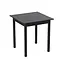 Стіл кухонний Ferrum-decor Дієго 75x80x80 Чорний ДСП Сосна Кембра 16мм (FRD-105716) - мініатюра 1