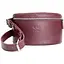 Шкіряна поясна сумка бордова - мініатюра 1
