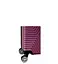 Валіза Маленька (S) Полікарбонат На 4-х подвійних колесах 50л POLO ПК012-S Баклажан - мініатюра 3