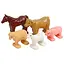 Детский игровой набор "Фигурки животных" 1102 домашние и дикие животные - миниатюра 4