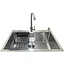Комплект мойка + смеситель Romzha Arta U-650S Max (A) - миниатюра 2