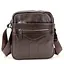 Шкіряний маленький чоловічий месенджер коричневий Tiding Bag M56-0187C - мініатюра 1