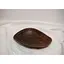 Блюдо овальное керамическое (глиняное) резное Коричневое - миниатюра 1