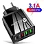 Зарядний пристрій Mirrow 3 USB Type-C Super Charge/Quick Charge 36W Black (498567566) - мініатюра 2