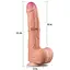 Большой фаллос на присоске LoveToy Nature Cock 28 см телесный - миниатюра 3