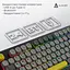 Клавіатура ігрова бездротова Ajazz AF-BGY-98 Plus Black-Gray-Yellow 2.4G/Bluetooth/USB - мініатюра 6