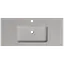 Раковина матова врізна Amidicon Rodeo 100 1000x450 з литого каменю RODEO_100_MAT, Білий матовий - мініатюра 4