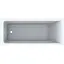 Ванна акриловая Gebert Selnova Square 170x75 554.385.01.1 + ножки Белый - миниатюра 1