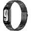 Ремешок для фитнес-браслета Tamister для Xiaomi Mi Band 8 и 9 Type С металлический с застежкой черный - миниатюра 1