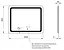 Зеркало Qtap Mideya с антизапотеванием (DC-F910) 1000х800 QT2078F910W - миниатюра 7