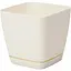 Горщик для квітів Form-Plastic Тоскана квадро-13 1.7 л білий (0731-011) - мініатюра 1