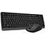 Комплект беспроводной A4tech Fstyler FG1012S, Black, клавиатура+мышь - миниатюра 1