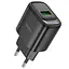 МЗП Hoco C140A Smart QC3.0 (1USB/3A) Black - миниатюра 1