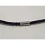 Ювелірний шнурок Меридіан 925 з текстилю з срібними вставками. 846/3 55 70 - мініатюра 2