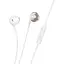 Наушники Hoco M115 Sagacious universal earphones with microphone iP белые - миниатюра 1