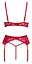 Комплект Cottelli Lingerie X-Mas Bra Set S/M (червоний) - мініатюра 7