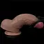 Фалоімітатор Dual-Layered Silicone Nature Cock 9.5'' 24.6 см (коричневий) - мініатюра 8