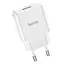 Зарядное устройство HOCO Leisure single port charger C106A блок адаптер белый - миниатюра 2