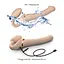 Страпон с вибрацией Strap-On-Me Vibrating Flesh L 19 см телесный - миниатюра 6