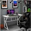 Комп'ютерний стіл Huzaro Hero 1.6 White - мініатюра 9