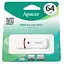 Флеш накопитель USB 64Gb Apacer AH333 белый USB 2.0 (AP64GAH333W-1) - миниатюра 1