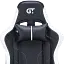 Геймерское кресло GT Racer черное с белым (X-2528 Black/White) - миниатюра 10