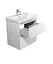 Тумба Мойдодир Палермо 70-U Vivace 70 з умивальником Білий - мініатюра 4
