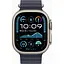 Смарт-годинник Apple Watch Ultra 2 GPS + Cellular 49mm Natural Titanium Case w. Navy Ocean Band (MX4D3) - мініатюра 2