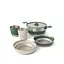 Набір посуду Sea to Summit Detour Stainless Steel One Pot Cook Set w/Sack з чохлом Сірий-Зелений - мініатюра 1
