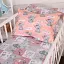 Наволочка MirSon Бязь Kids Time 20-0028 Little girl Teddy 40х60 см сіра з рожевим (2200009637964) - мініатюра 1