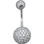 Серебряная серьга для пирсинга пупка Dear. 7026.1С - миниатюра 1