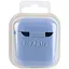 Силіконовий футляр з мікрофіброю для навушників Airpods 1/2 Блакитний / Lilac Blue - мініатюра 6