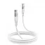 Кабель Proove Soft Silicone Type-C to Type-C 60W (1m) white - мініатюра 3