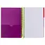 Блокнот Axent с разделителями А5 в клетку 120 листов пурпурный (8405-09-A) - миниатюра 1