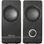 Колонки 2.0 Trust Remo, Black, 8W, работает от USB, регулятор громкости на передней панели (17595) - миниатюра 1