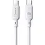 Кабель Baseus Silky Series Fast Charging Cable Type-C to Type-C 100W 2 м Білий - мініатюра 1