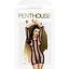 Міні-сукня Penthouse Bedtime Surprise Black, велика сітка, рукави, вертикальні вставки XL - мініатюра 1