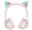 Навушники Hoco Bluetooth W27 Cat Ear Wireless Headphones сірі - мініатюра 2