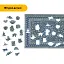 Дерев'яний фігурний пазл Лазуровий Килим, А5, Картонна коробка 35 елементів - мініатюра 3