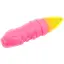 Силикон FishUP Pupa 1.2" cheese taste #133 - Bubble Gum/Hot Chartreuse (10 шт/уп) - миниатюра 1