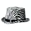 Капелюх Циліндр зебра - мініатюра 1